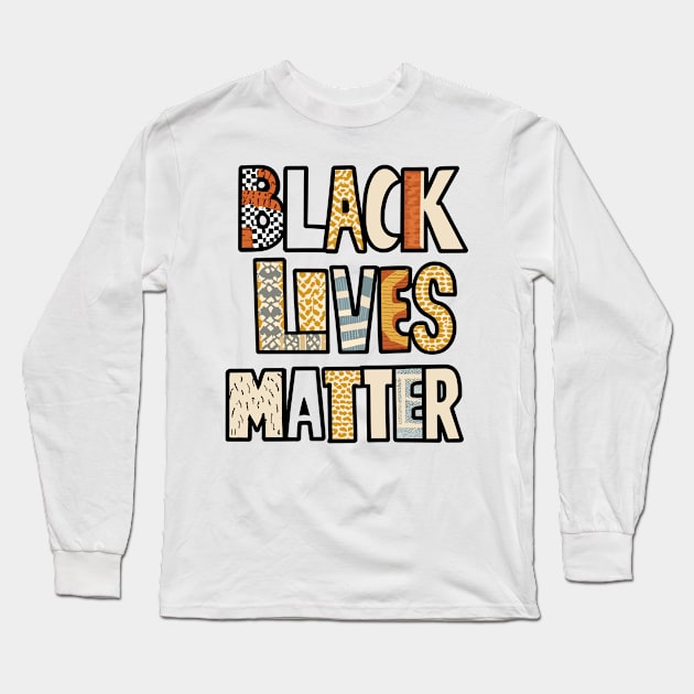 Black Lives Matter Long Sleeve T-Shirt by Graceful Designs